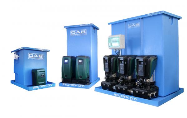DAB Esytank Pro 1250 AB with 3 Esybox Max 60-120M 60212128