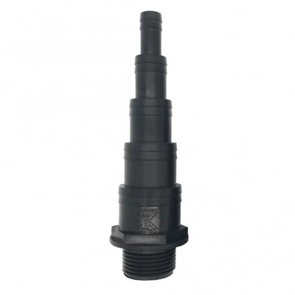 1 1/4" multi adaptor, enables fitment of various hose