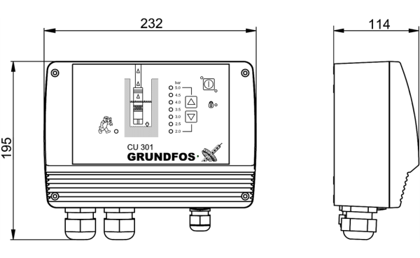 CU301 control box commercial 96436753 - Image 3