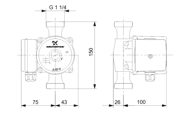 Grundfos UP 20-15N 98057205 - Image 4