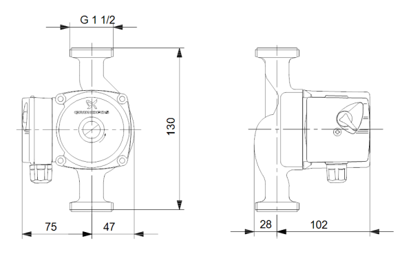 Grundfos UPS 15-50N 97549426 - Image 3
