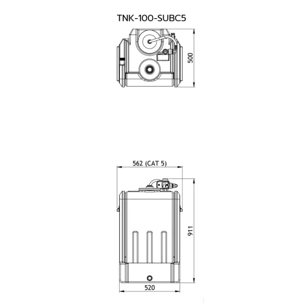 Salamander TankBoost 100l CAT 5 TNK-100-SUBC5 - Image 3