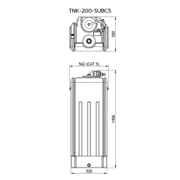 Salamander TankBoost 200l CAT 5 TNK-200-SUBC5 - Image 2