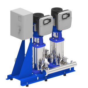 Lowara Twin Pump Variable Speed Booster Sets with e-SV Vertical Multistage Pumps