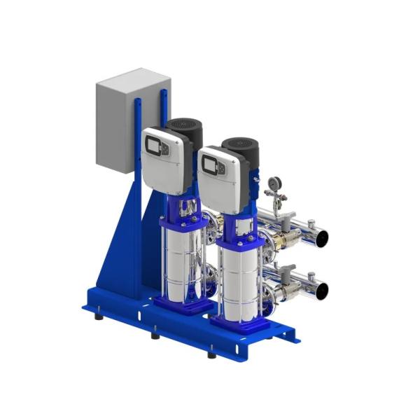 Lowara Twin Pump Variable Speed Booster Sets with e-SV Vertical Multistage Pump GHV20/22SVX04Z1R055/4