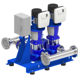 Lowara Two Pump Variable Speed Booster Sets with e-SV Vertical Multistage Pumps