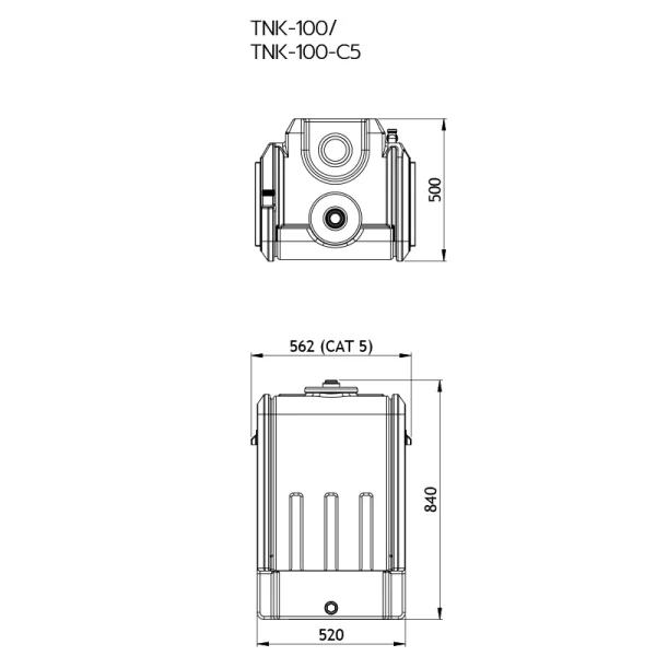 Salamander TankBoost 100l Additional Water Storage Unit CAT 5 TNK-100-C5 - Image 3