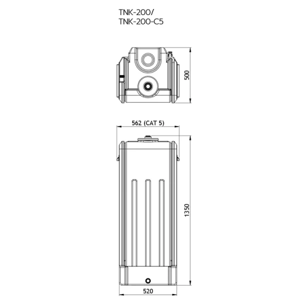 Salamander TankBoost 200l Additional Water Storage Unit CAT 5 TNK-200-C5 - Image 3