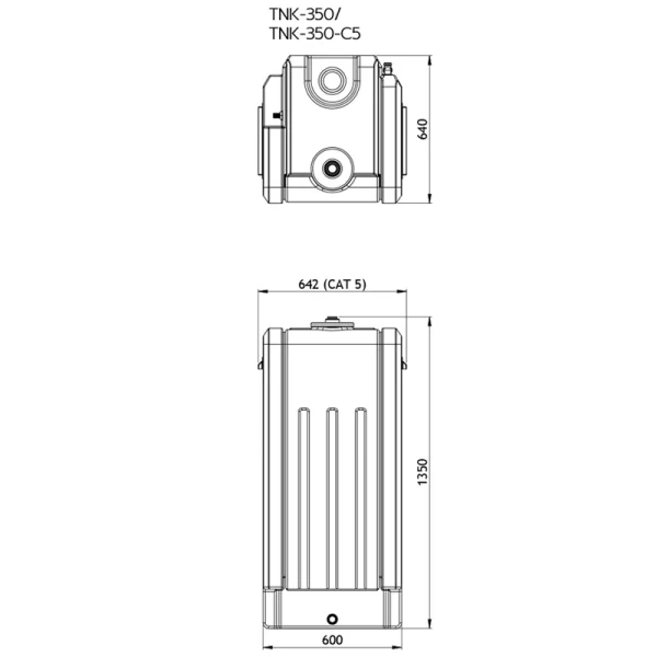 Salamander TankBoost 350l Additional Water Storage Unit CAT 5 TNK-350-C5 - Image 2