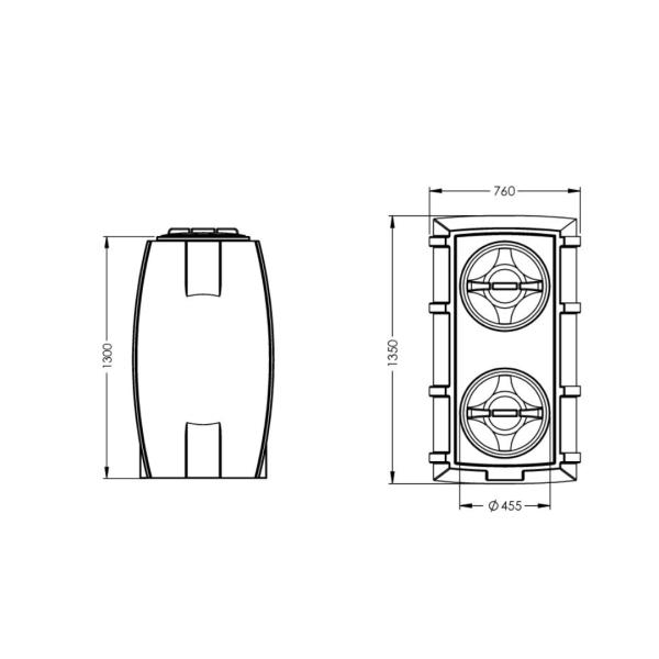 WaterBoost - 1000 Litre Advant Twin - Image 5