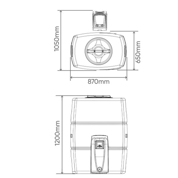 WaterBoost - 500 Litre Advant Esybox - Image 3