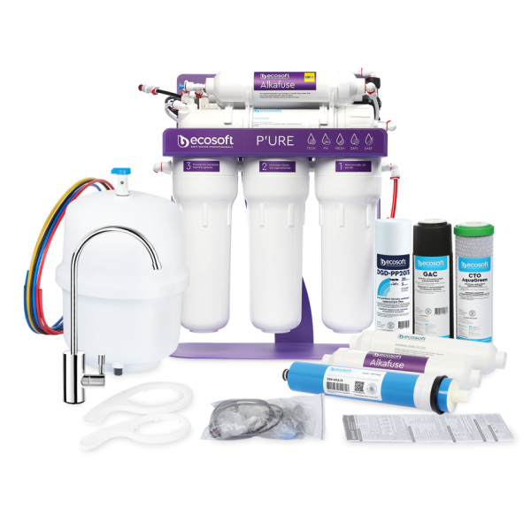 Ecosoft PURE ALKAFUSE reverse osmosis filter with Pump MO675MALCPSECO - Image 4