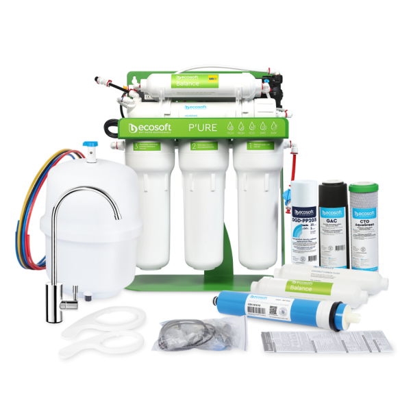 Ecosoft PURE BALANCE reverse osmosis filter with Pump MO675MBALPSECO - Image 5