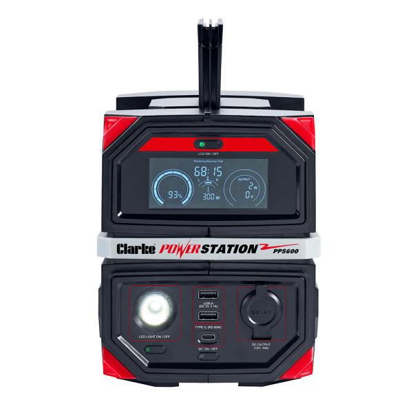 Clarke PPS600 600w 315WH Portable Power Station 8877140 - Image 2