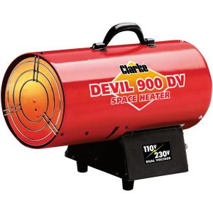 Clarke DEVIL900DV 24.9kW Dual Voltage Propane Gas Space Heater (110V/230V) 6920175