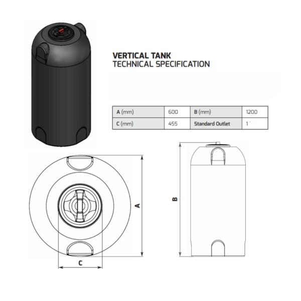 WaterBoost - 300 Litre Slimline EXT Eco - Image 2