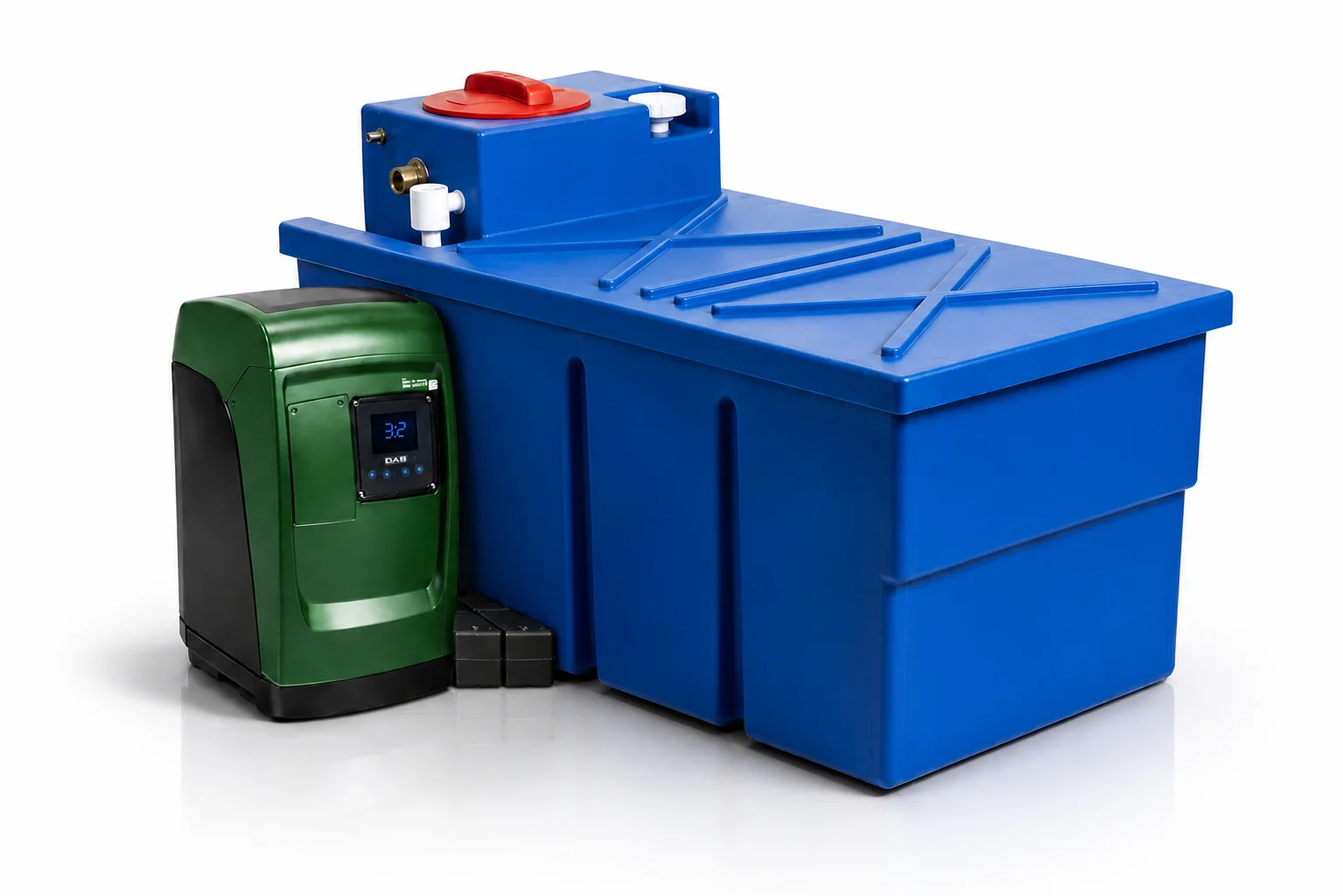 WaterBoost Coffin range low-profile water booster