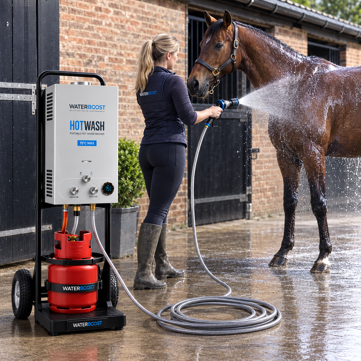 WaterBoost HotWash WB-18 portable hot water unit - Image 2