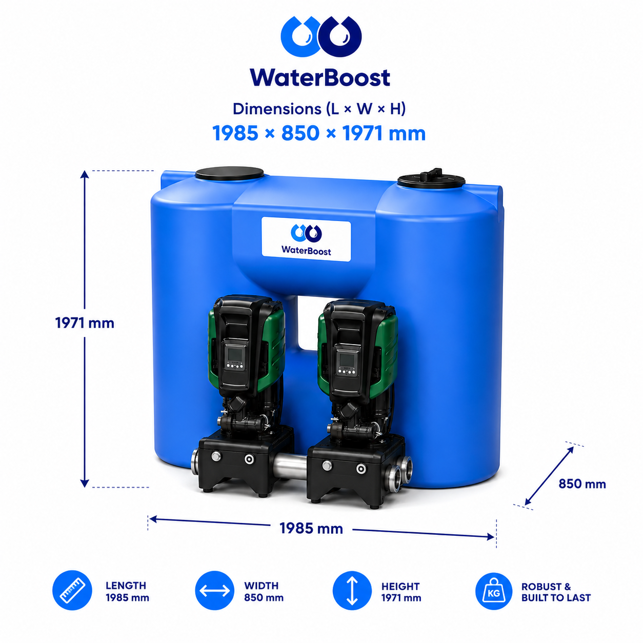 WaterBoost - Grand 2000L Esybox MAX 60-120M 2702G810 - Image 4