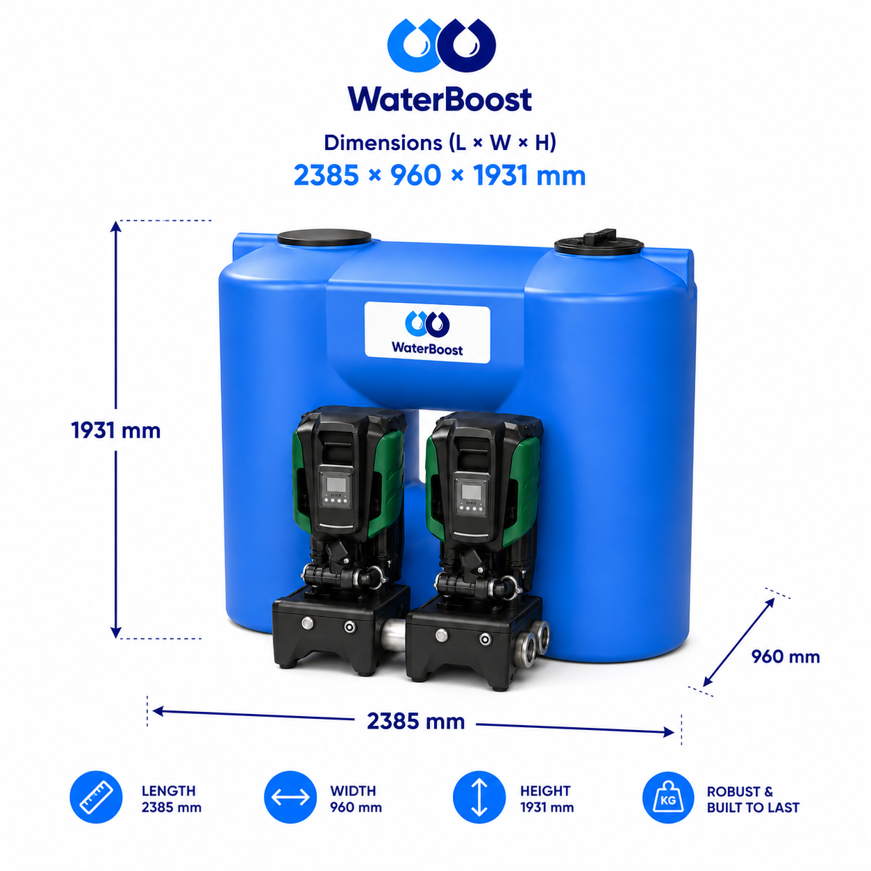 WaterBoost - Grand 3000L Esybox MAX 60-120T 2703G910 - Image 4