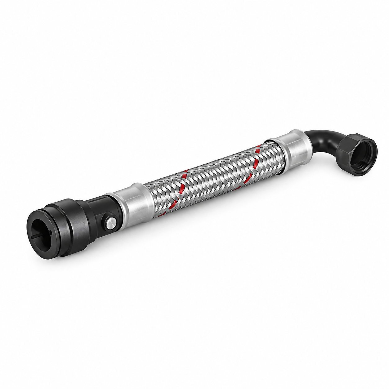 Anti-Vibration Coupler – 22mm x ¾" Angled with Isolating Valve