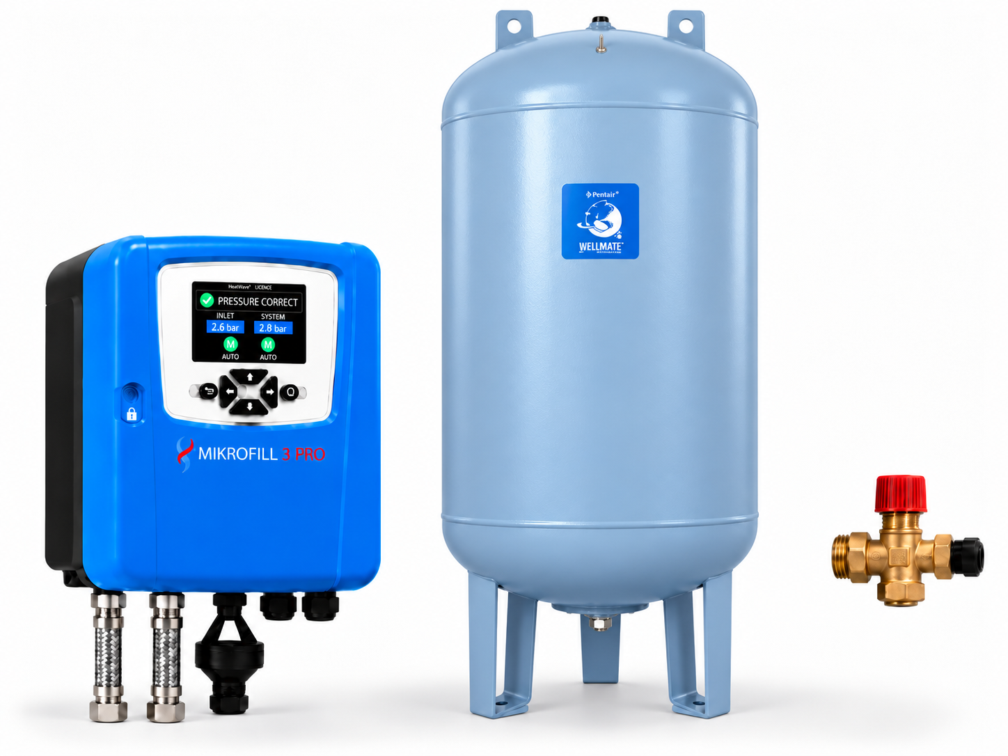 WaterBoost Mikrofill 3 Pro + HWB-INT-200LV Pressurisation Kit