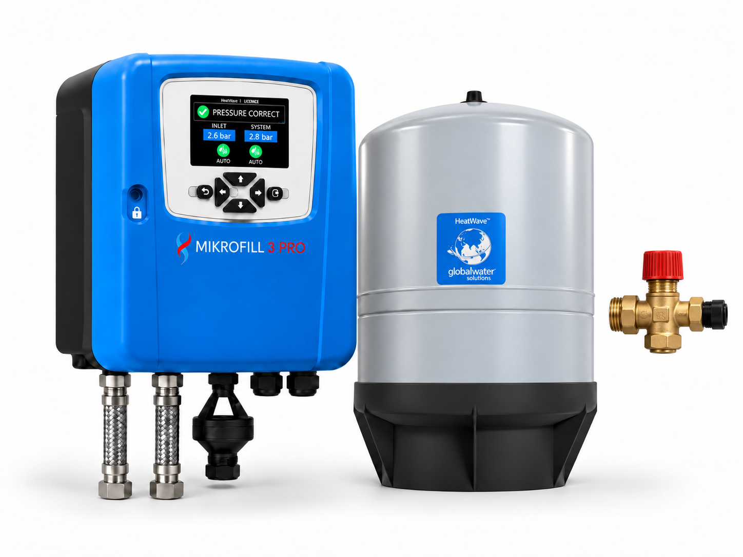 WaterBoost Mikrofill 3 Pro + HWB-80LV Pressurisation Kit