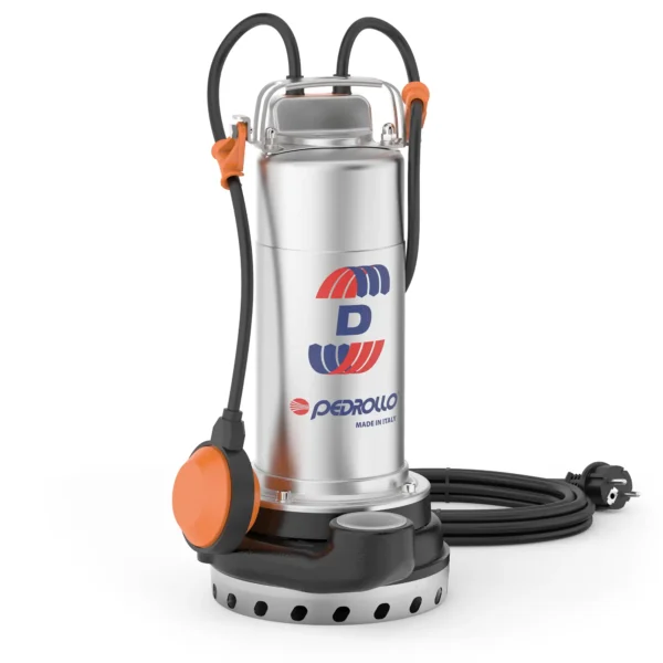 Pedrollo Dm 10 Single Phase Submersible Drainage Pump with Float Switch 2301060